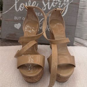 Jimmy Choo Cork Wedge Heels